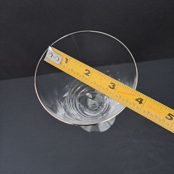 Fostoria Engagement-Platinum Iced Tea Glass 6.5" Crystal Stemware USA Vintage - Picture 6 of 9